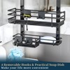 Consumest Over The Door Shower Caddy - 5 Tier Adjustable