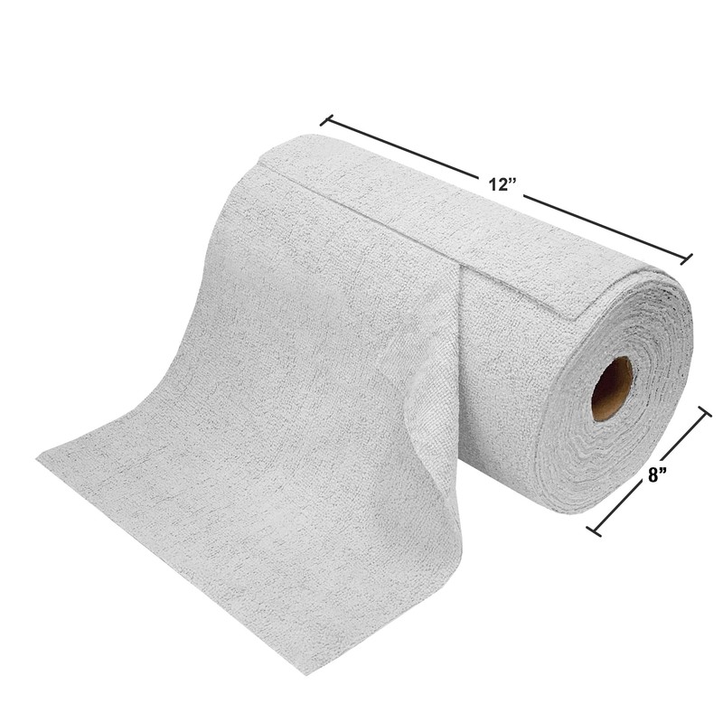 Eurow Microfiber Tear-A-Towel Cloth Roll, Reusable Paper Towel Alternative, Washable