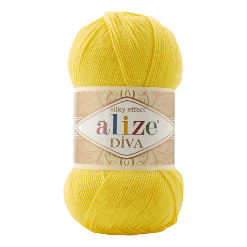 Alize Diva Paquete Con 5 Bolas Del Mismo Color 100