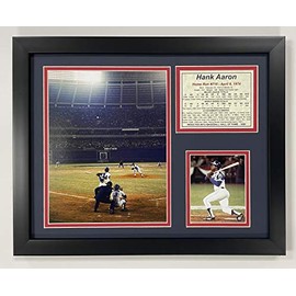 Legends Never Die Hank Aaron 715th Home Run Color Framed Photo Collage, 11 by 14-Inch