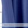 Aiyufeng Extra Long Royal Blue Shower Curtain 96 Inch Long,