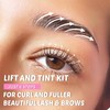 PERMANIA Lash Lift and Black Color Kit, Salon Results Eyelash