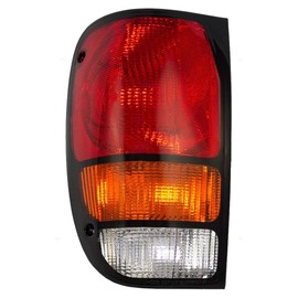 HEADLIGHTSDEPOT Left Driver Side Tail Light Compatible With Mazda B2300 B2500 B3000 B4000 1994-2000 CAPA Certified