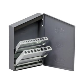 Drill America Drill Bit Index/Case, 1/16-3/8 by 64ths (21 Sizes), 10450, HUT21