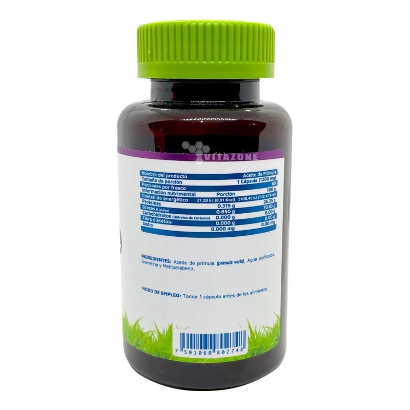 Aceite De Prímula 60 Cápsulas Vidanat