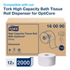 Tork OptiCore® Toilet Paper Roll Dispenser Black T10, High Capacity,