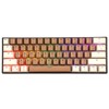 61 Keys Mechanical Keyboard Color Mixing Quick Response Wired Keyboard