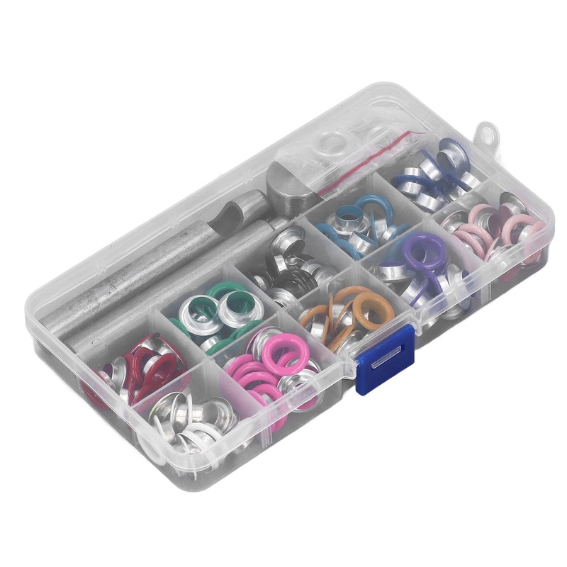 Eyelet Kit 10mm Colorful Durable Metal Wide Application Easy Installation