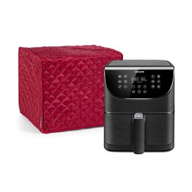 Covermates Keepsakes – Air Fryer/Deep Fryer Cover – Dust Protection - Stain Resistant - Washable – Appliance Cover, Red