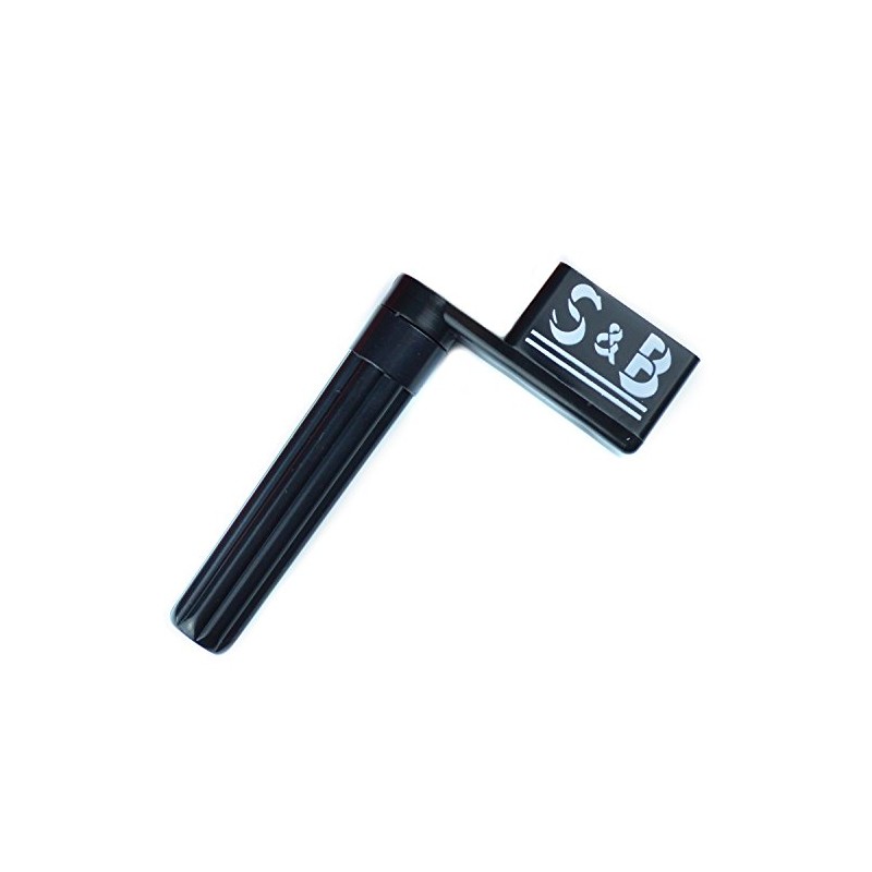 String Winder & Peg Puller for Guitar Strings - Black