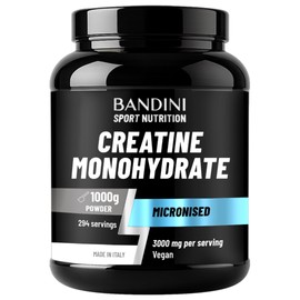 Bandini® Creatine Monohydrate Powder 1kg/1000g | Pure Creatin Micronised |