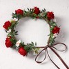 KorViSHOW Rose Hair Flower Crown - Girl Flower Crown Decoration