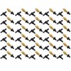 30Pcs Adjustable Copper Atomizing Nozzles with Tee Connectors Garden Cooling