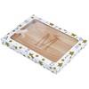Monogram Oak Wood Cheese Board With Spreader, M-Initial (M)