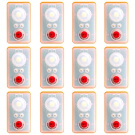 WICKED Life Jacket Strobe Light for Man Overboard Survival Vest; Water Activated, High Intensity Beam Locator, Emergency Long Range Rescue LED Flashing Beacon (12)