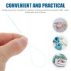 150 Piezas Floss Threaders for Bridges Flosser Gum Floss Threaders