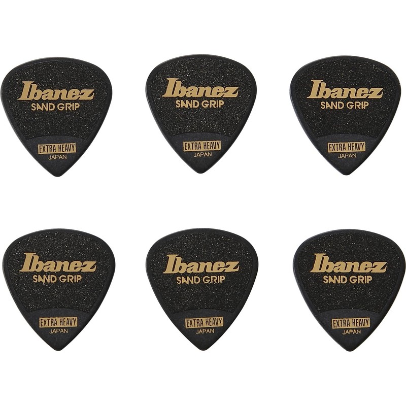 Ibanez PPA16XSGBK Anti-Slip Material Grip PPA16XSGBK Sand Grip Pick [EXTRA