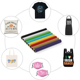 Flex Film Plotter Textile Rose Gold, Plotter Film Textile Heat Transfer Vinyl 30.5 cm x 305 cm, Heat Transfer Vinyl Film Plotter for DIY T-Shirts and Fabrics, Easy to Cut and Weed (Rose Gold)