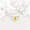 ONEFINITY Duck Ring 925 Sterling Silver Open Ring Duck Jewellery