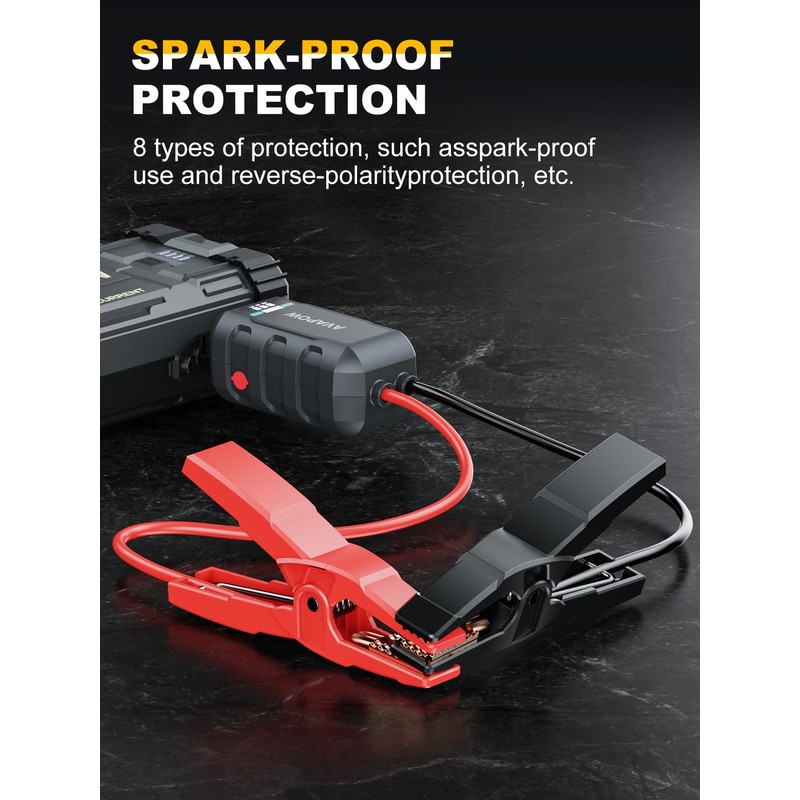 AVAPOW Car Jump Starter, 4000A Peak Battery (for All Gas