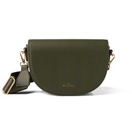 KEDZIE Luna Crossbody Bag Shoulder Purse with Removable Strap Messenger Bag for Women, Girls - Olive