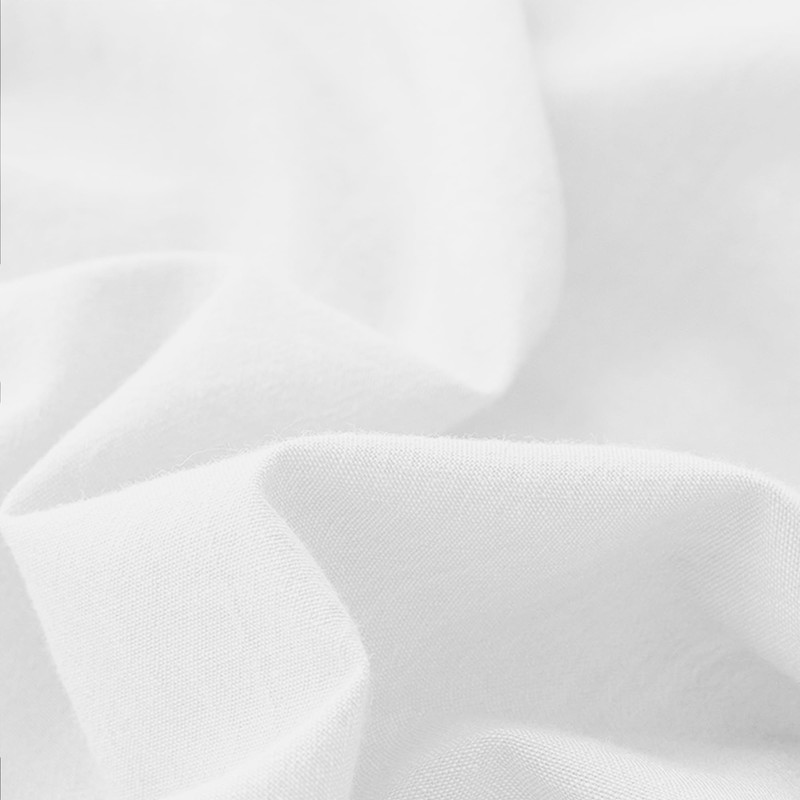 SSW HOMES Duvet Cover Single (White) - 2 Pcs Brushed