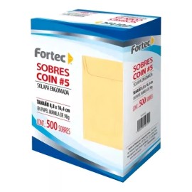 Fortec Sobre Para Nómina Fortec Manila 500 Piezas Color Amarillo
