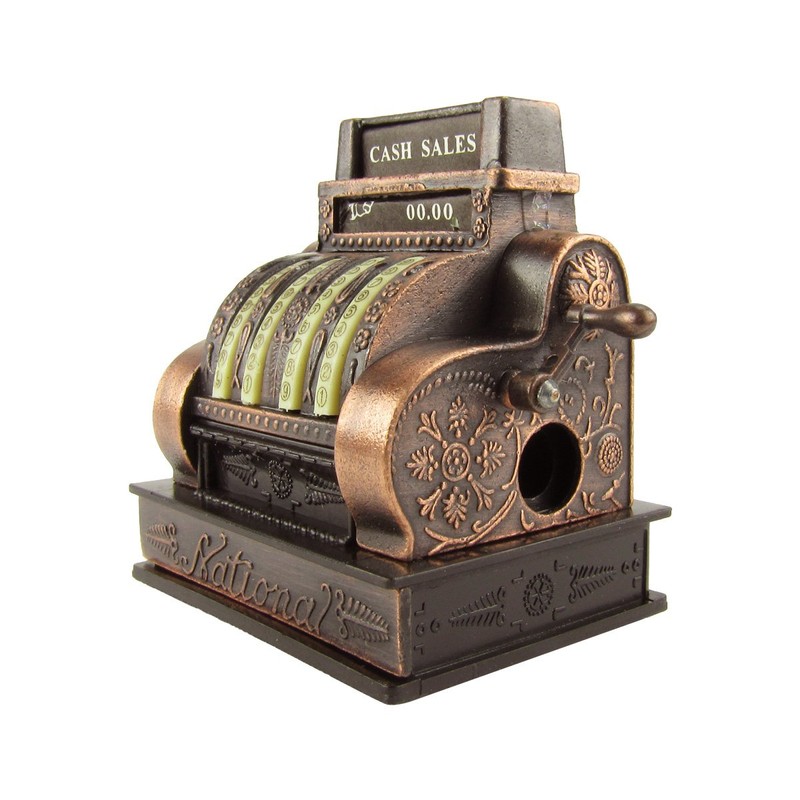 IIV Treasure Gurus Miniature Cash Register Die Cast Pencil Sharpener