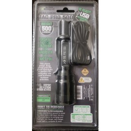 Power X4orce Tac Pro 500 - Rechargeable flashlight- USB Rechargeable Power