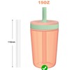 Bubrike Replacement Straws Compatible with Zak Designs Kelso Tumbler 15oz