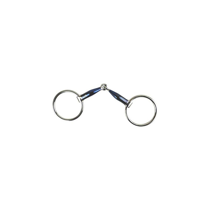 AK AKRS-2603 Loose Ring Snaffle with Sweat Iron with Curved