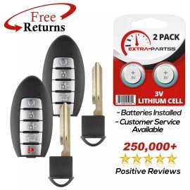 Extra-Partss 2 Remote 5btn Smart Key Car Fob Remote Start For Nissan (KR5TXN4)