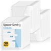 Sooez 30 Pack Binder Folders with Space-Saving Closure, Super Heavyweight