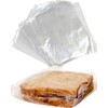 2,000 Count Fold Top Sandwich Bags, Clear, Thin Plastic