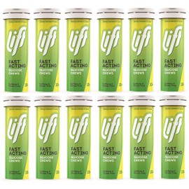(12 Pack) Lift/Gluco Tabs Zesty Lemon & Lime 10 Tablets