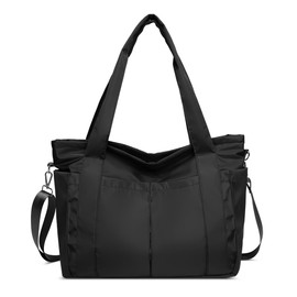 DEEVORCA Women Shoulder Bags Exquisite Elegant Ladies Crossbody Bag Ample Capacity Multiple Pockets Handbag Daily Commuter Dating Outdoor Adventures Messenger Bag Waterproof Nylon Black