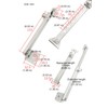 I-EASYDWW Casement Window Hinges, Stays, Stopper, Brace, Lock - Flat