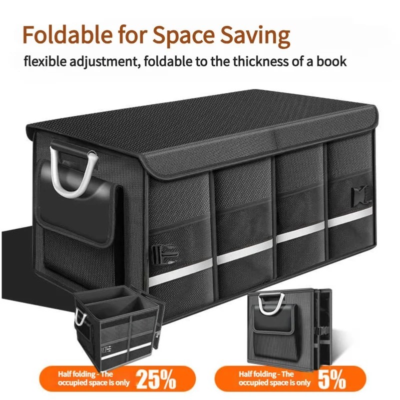 OrganiMax Car Trunk Organizer Collapsible Waterproof