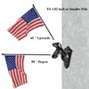 Yeesun Flag Pole Holder,2 Position Aluminum Alloy Bracket for 1"