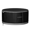 EliteCover Fire Pit Cover Round 32 Inch, 600D Heavy-Duty Waterproof