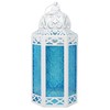 Decorative Lantern for Room Home Bath Bedroom Decor, Large, White