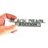 1pc Black Pearl Emblem Decal Custom 3D Letter Black Pearl