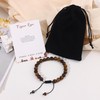 SONNYX 8mm Natural Stone Bracelet for Women Men Crystal Bracelets