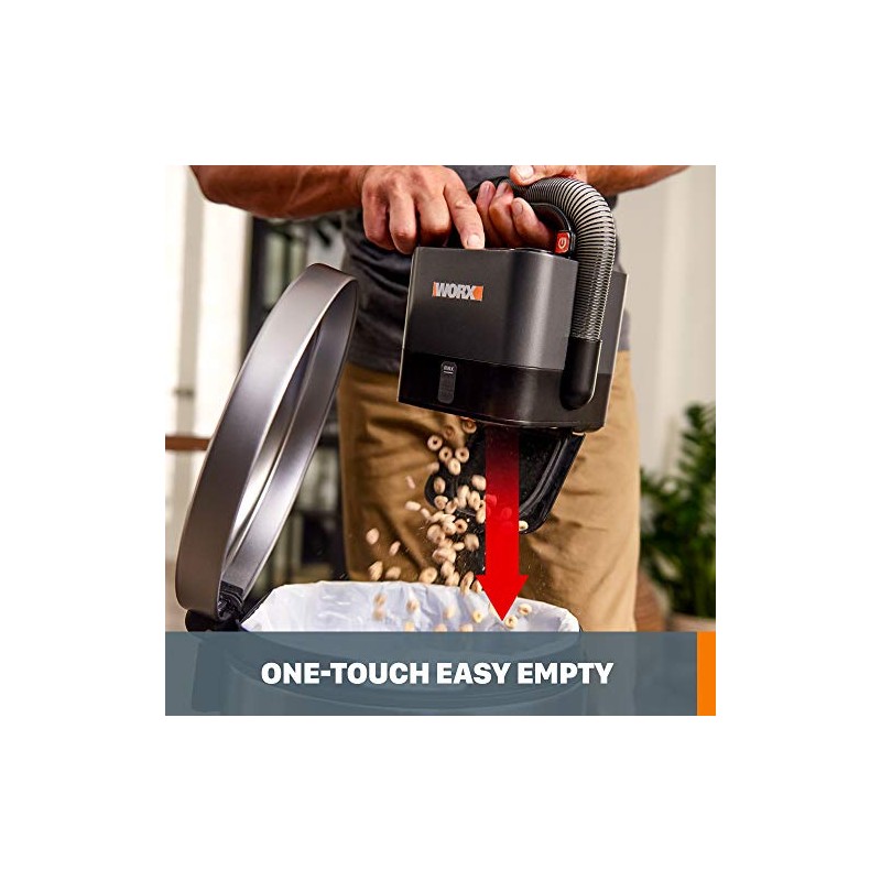 WORX WX030L 20V Power Share Cordless Cube Vac Compact Vacuum,
