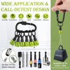 36 Pcs Upgraded Bit Holder Key Chain 1/4 Inch Bit