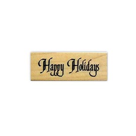 Happy Holidays Mounted Rubber Stamps #13