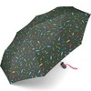 Esprit Easymatic Light Little Leaves Pocket Umbrella, Green
