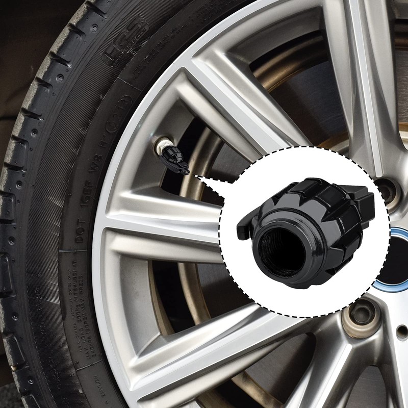 Dannisly Aluminum Valve Stem Caps, 4 Pack Car Wheel Tire