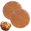 2Stück Backpapier Wiederverwendbar,Dauerbackfolie Rund,Dauerbackfolie für Backblech Backofen,Springform Backmatte,Backpapier Zuschnitte Hitzebeständig