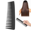 Peine de Dientes Anchos, Cabello Grande Redondeado, Peine Desenredante sin